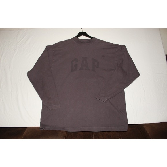 Yeezy Other - Yeezy x Gap Balenciaga YZY Dark Gray Dove T Shirt LS Kanye Large‎ (Fits 2XL-3XL)